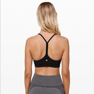 Lululemon Flow Y Bra Nulu - Black - Size 4